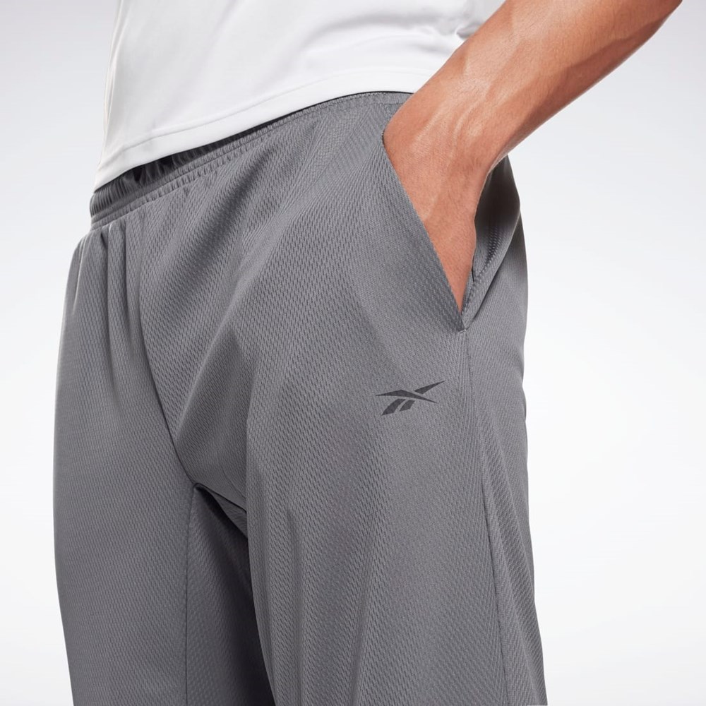 GREY Reebok Workout Ready Pants | GJ0907