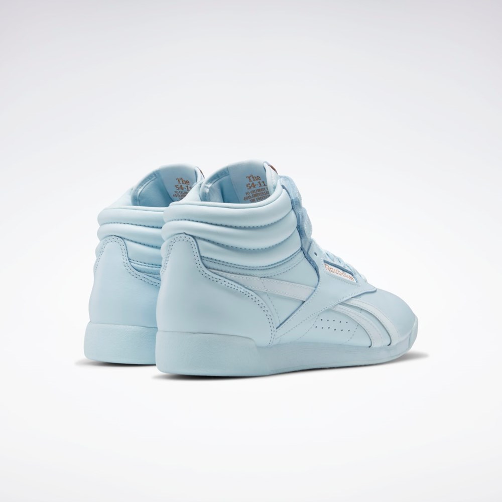 Glass Blue / Glass Blue / Glass Blue Reebok Cardi B Freestyle Hi Shoes | GX7173