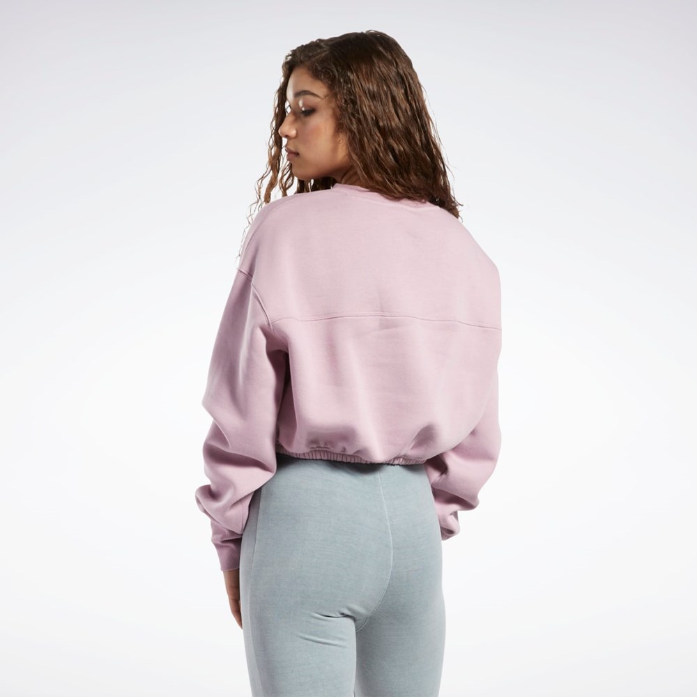 Infused Lilac Reebok Classics Fleece Sweatshirt | HK4927