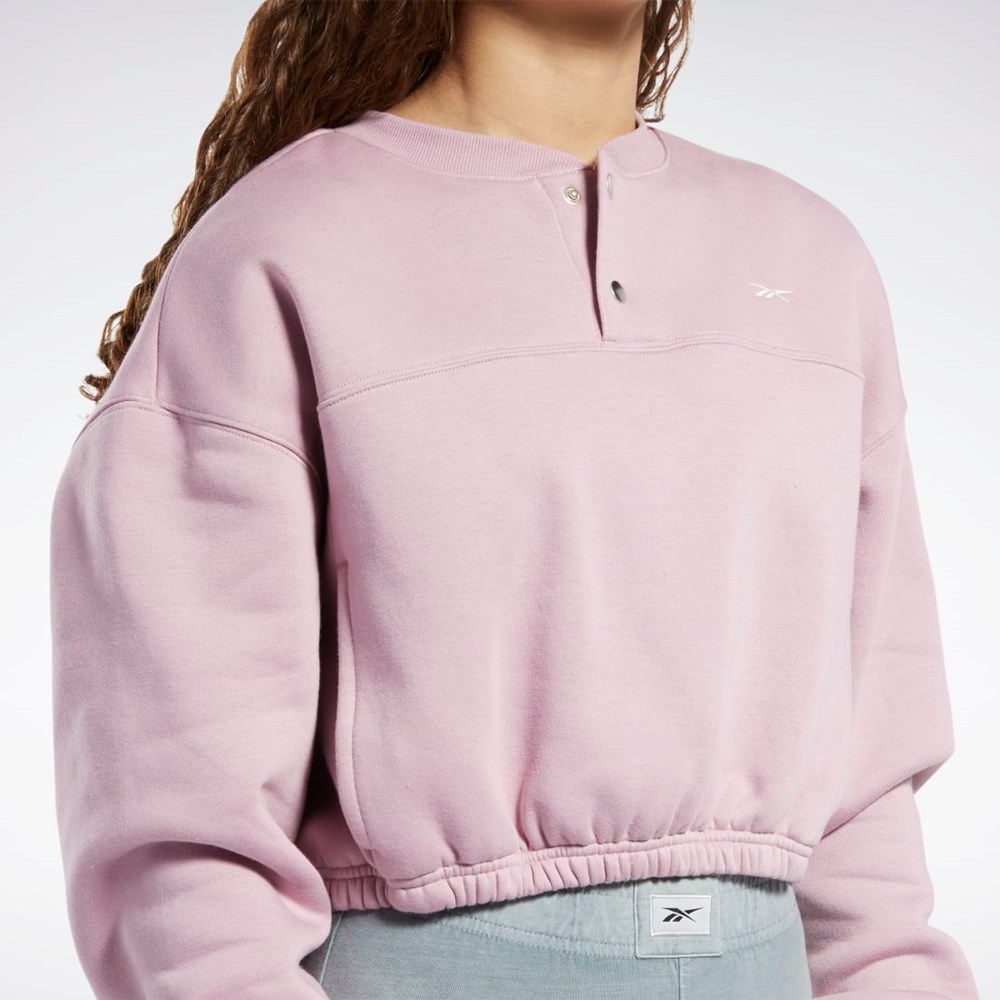 Infused Lilac Reebok Classics Fleece Sweatshirt | HK4927