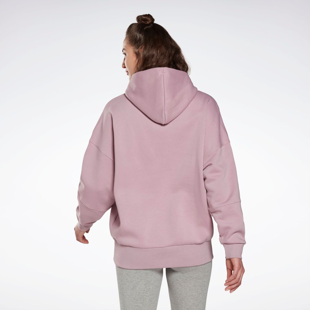 Infused Lilac Reebok Studio Recycled Oversize Hoodie | HM5088