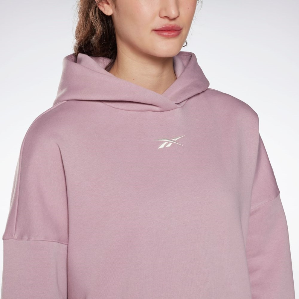 Infused Lilac Reebok Studio Recycled Oversize Hoodie | HM5088