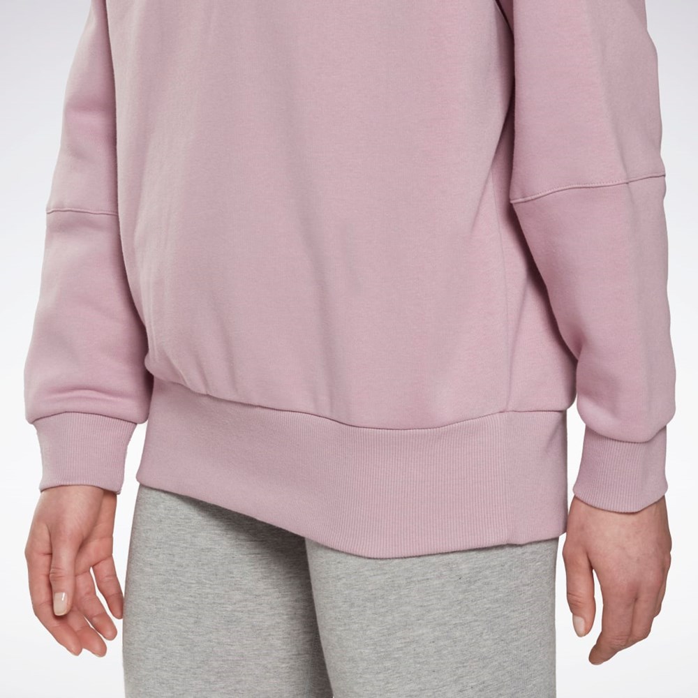 Infused Lilac Reebok Studio Recycled Oversize Hoodie | HM5088