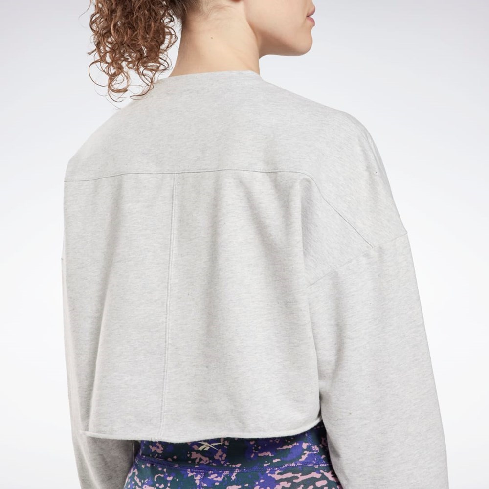 Light Grey Heather Reebok Modern Safari Coverup | HG3834