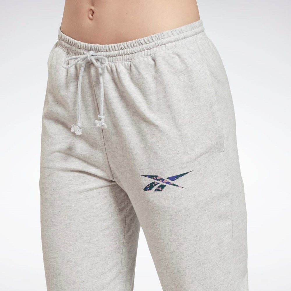 Light Grey Heather Reebok Modern Safari Joggers | HG3838