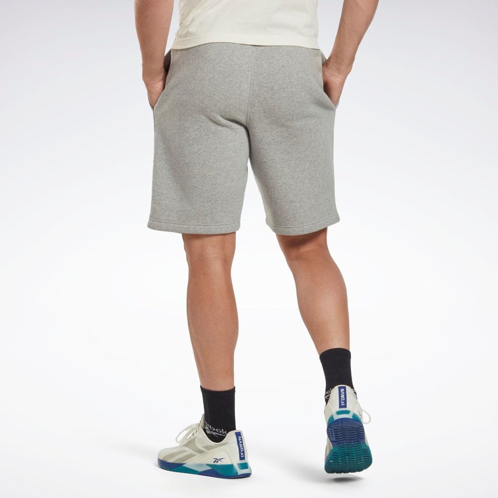 Medium Grey Heather Reebok Reebok Identity Fleece Shorts | HS7113