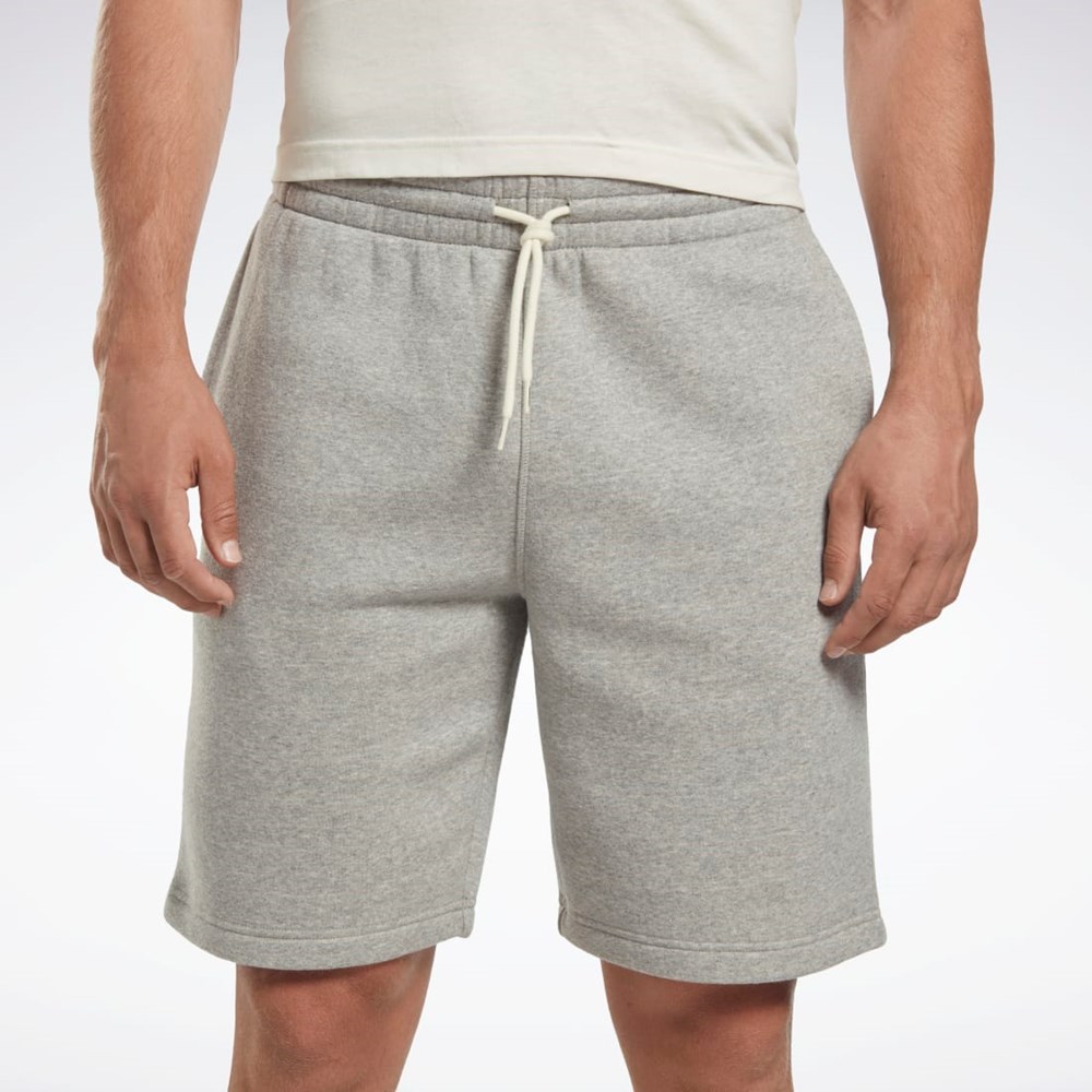 Medium Grey Heather Reebok Reebok Identity Fleece Shorts | HS7113