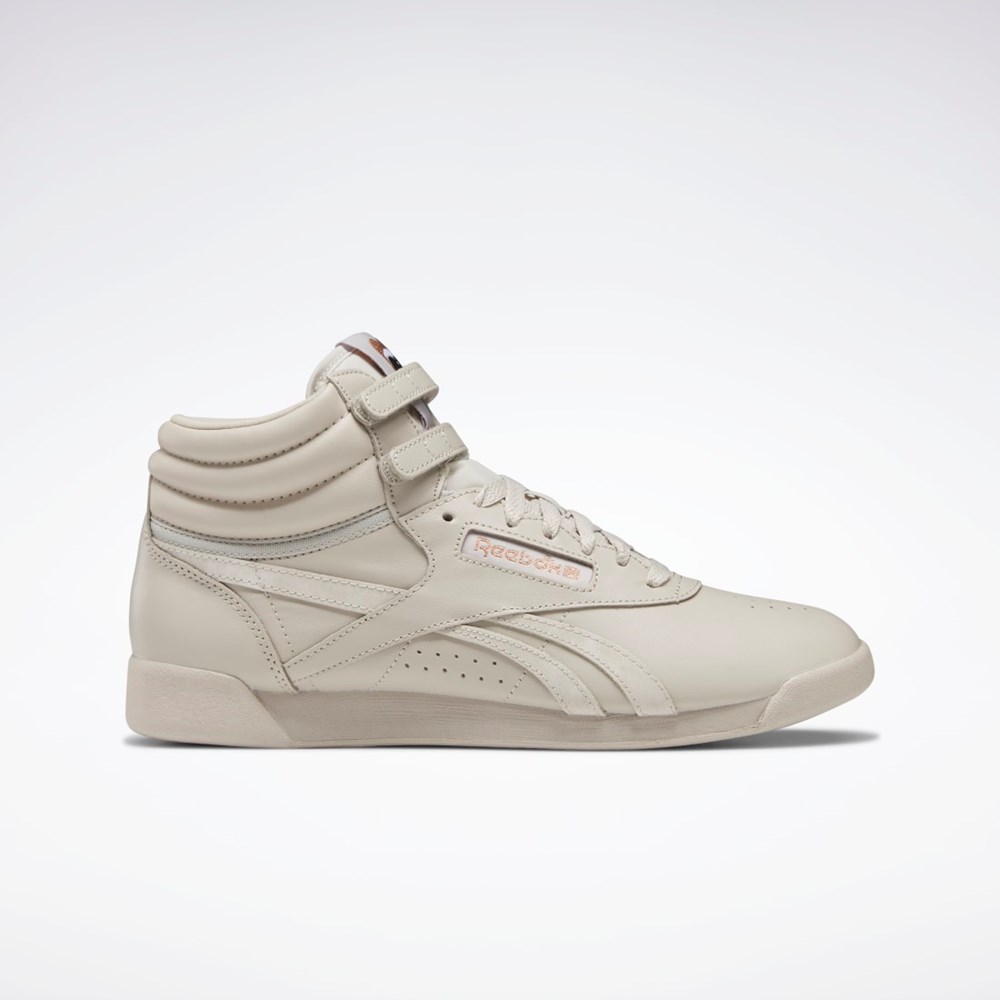 Moonstone / Boulder Grey / Ftwr White Reebok Cardi B Freestyle Hi Shoes | GX7174