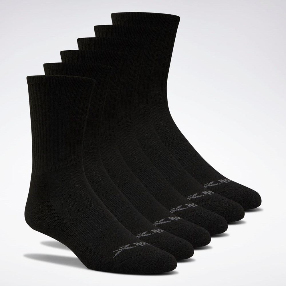 Multi Reebok Crew Basic Delta Socks Six Pack | EW1859