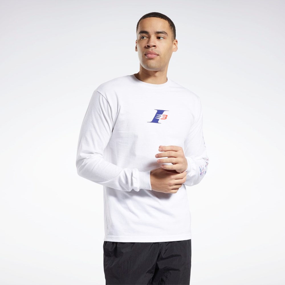 Multi Reebok QT Iverson The Crossover Long Sleeve Crew T-Shirt | GA7238