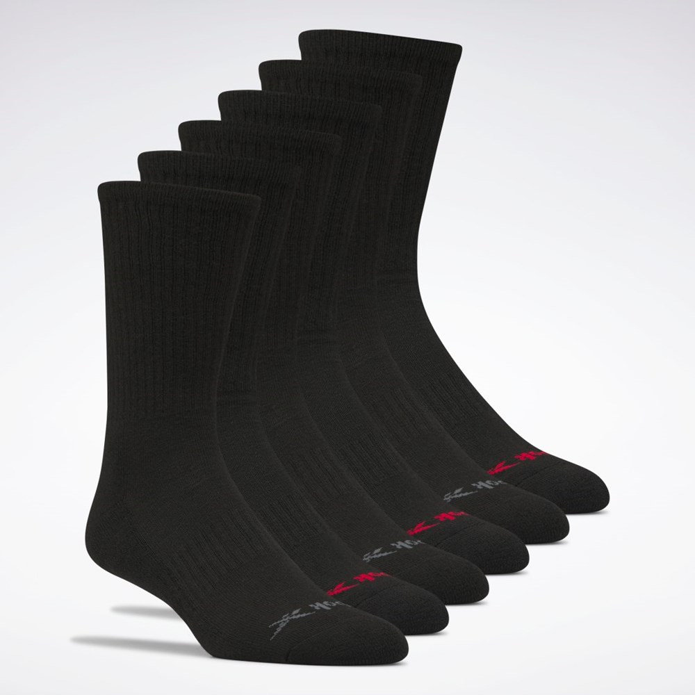 Multi Reebok Reebok Basic Crew Socks 6 Pairs | GB4943