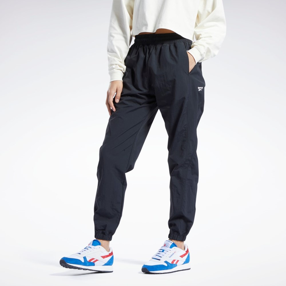 Night Black Reebok Classics Franchise Track Pants | HH9753