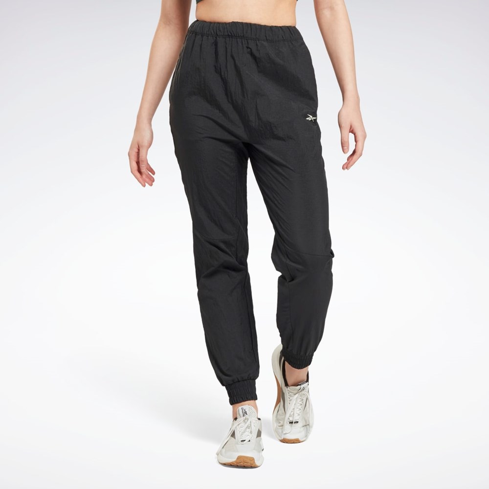 Night Black Reebok Workout Ready Woven Joggers | HH8067