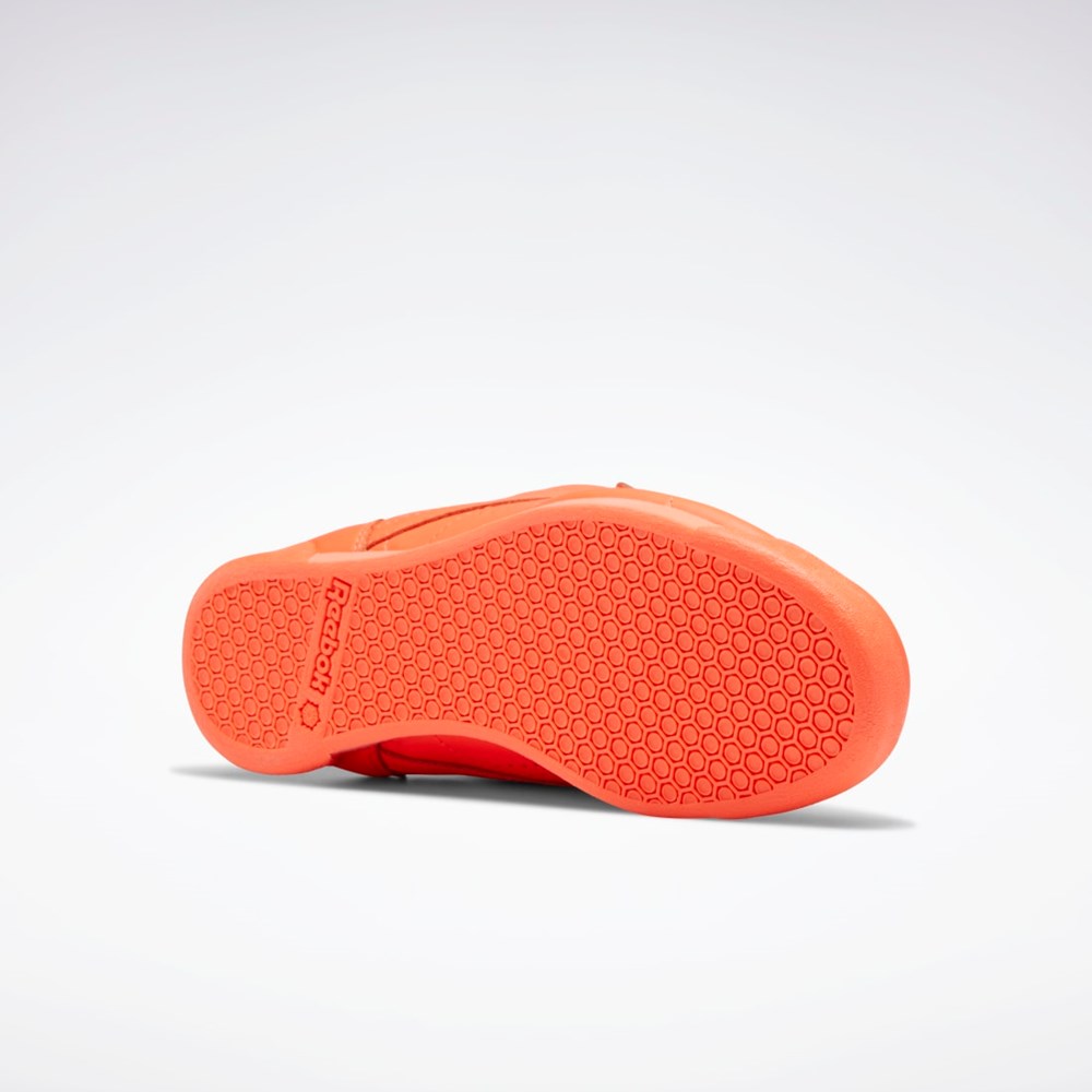 Orange Flare / Orange Flare / Ftwr White Reebok Freestyle Hi Shoes | GW7171