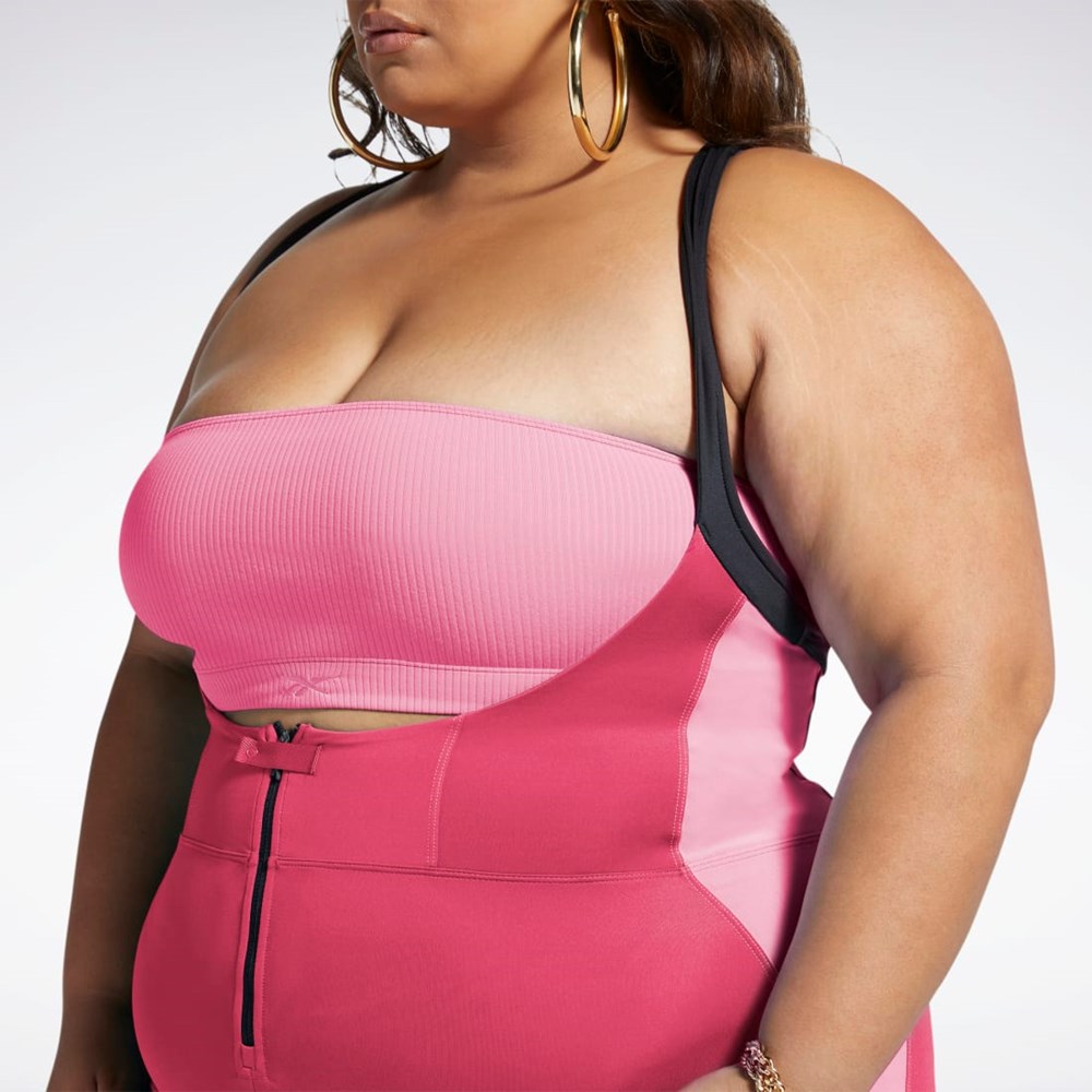 Pink Fusion Reebok Cardi B Leotard (Plus Size) | HH9106