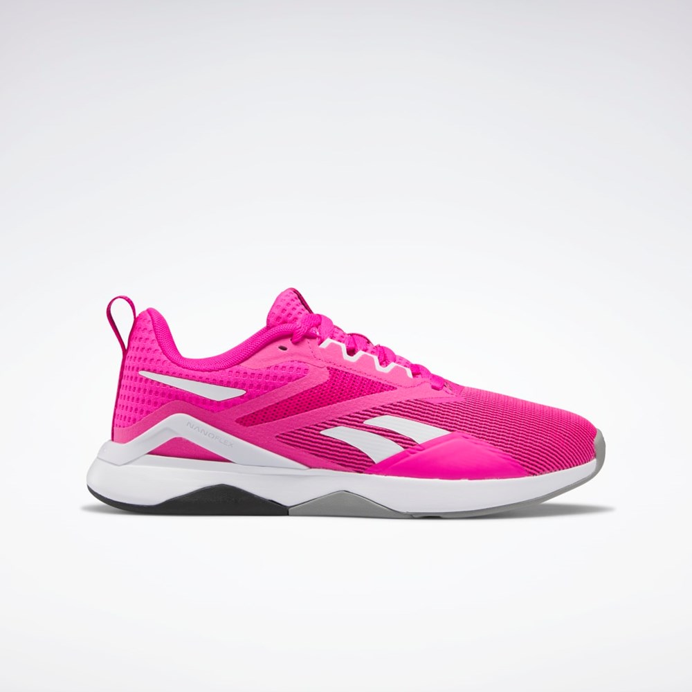 Proud Pink / Ftwr White / Pure Grey 4 Reebok Nanoflex TR 2.0 Training Shoes | GY2121