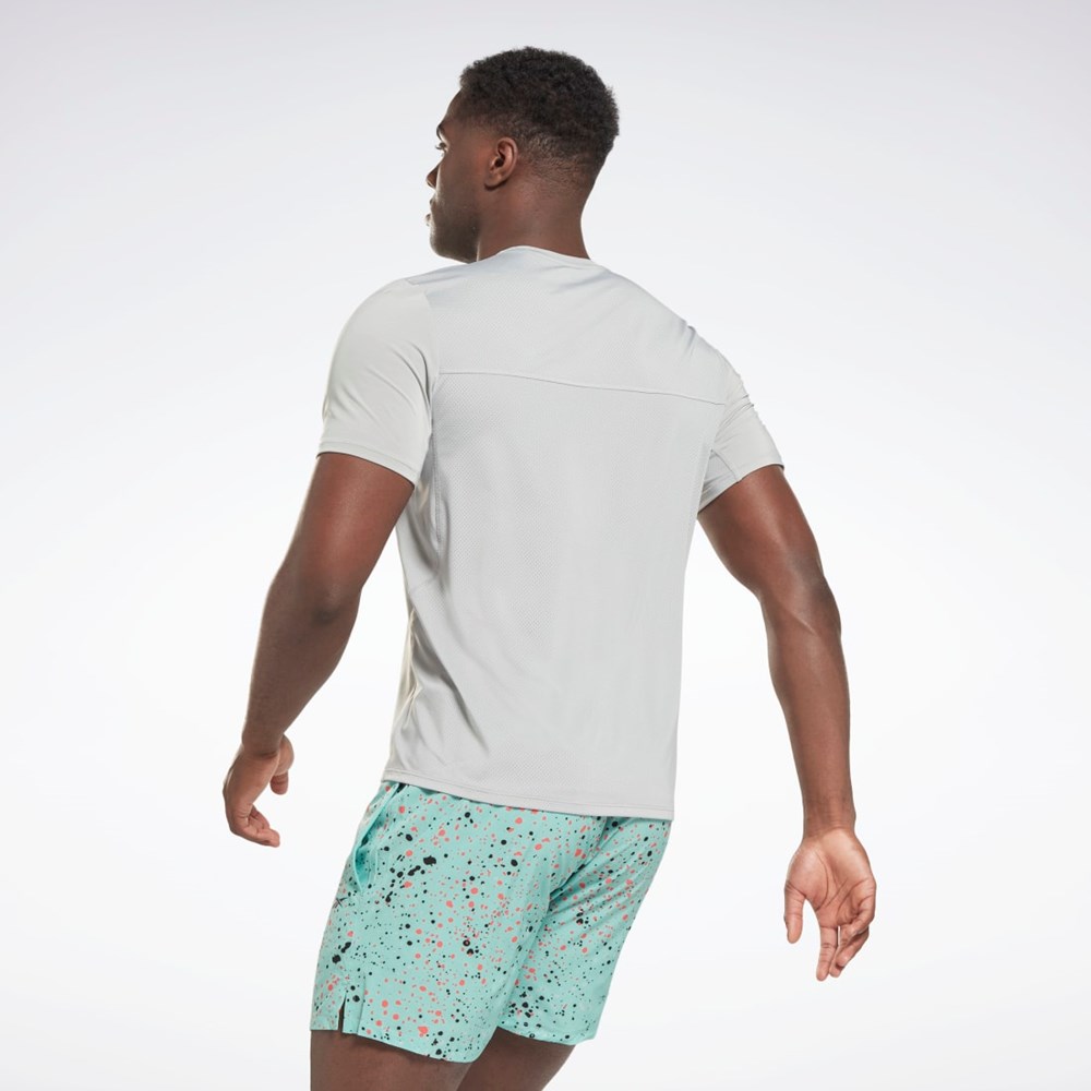 Pure Grey 3 Reebok ACTIVCHILL Graphic Athlete T-Shirt | HI0488