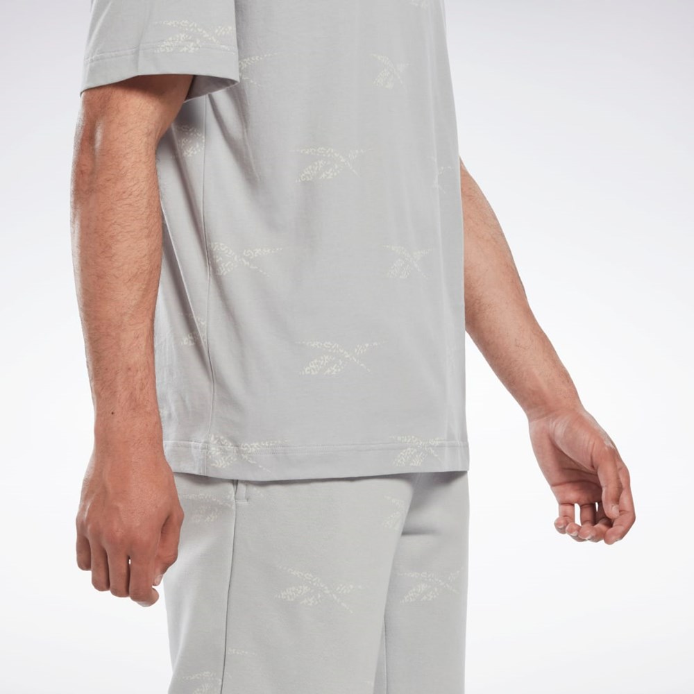 Pure Grey 3 Reebok Reebok Identity Vector T-Shirt | HN6886