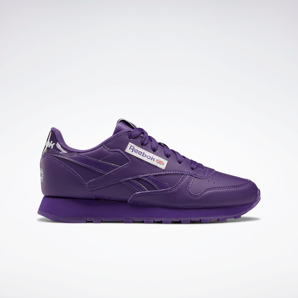 Purple Emperor / Purple Emperor / Purple Emperor Reebok Popsicle Classic Leather Shoes - Grade School | HR0661