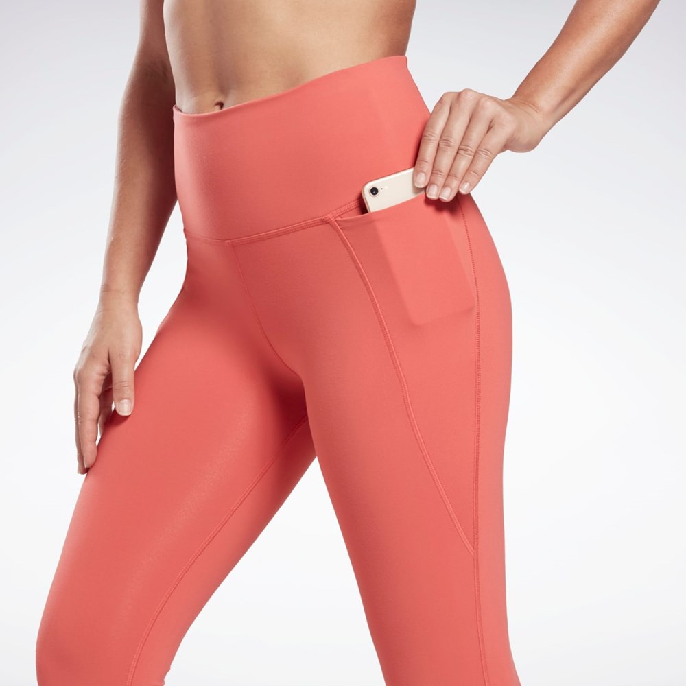 Rhodonite Reebok Lux High-Waisted Tights | HB2026