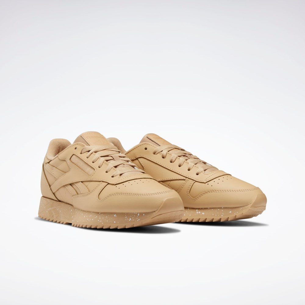 Sahara / White / Sahara Reebok Classic Leather Ripple Shoes | H06420