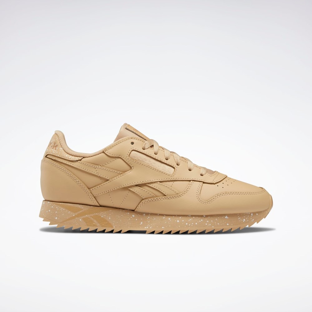 Sahara / White / Sahara Reebok Classic Leather Ripple Shoes | H06420