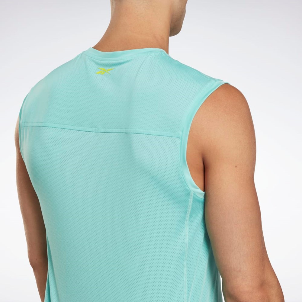 Semi Classic Teal Reebok Les Mills® BodyPump® Activchill Tank Top | HN6058