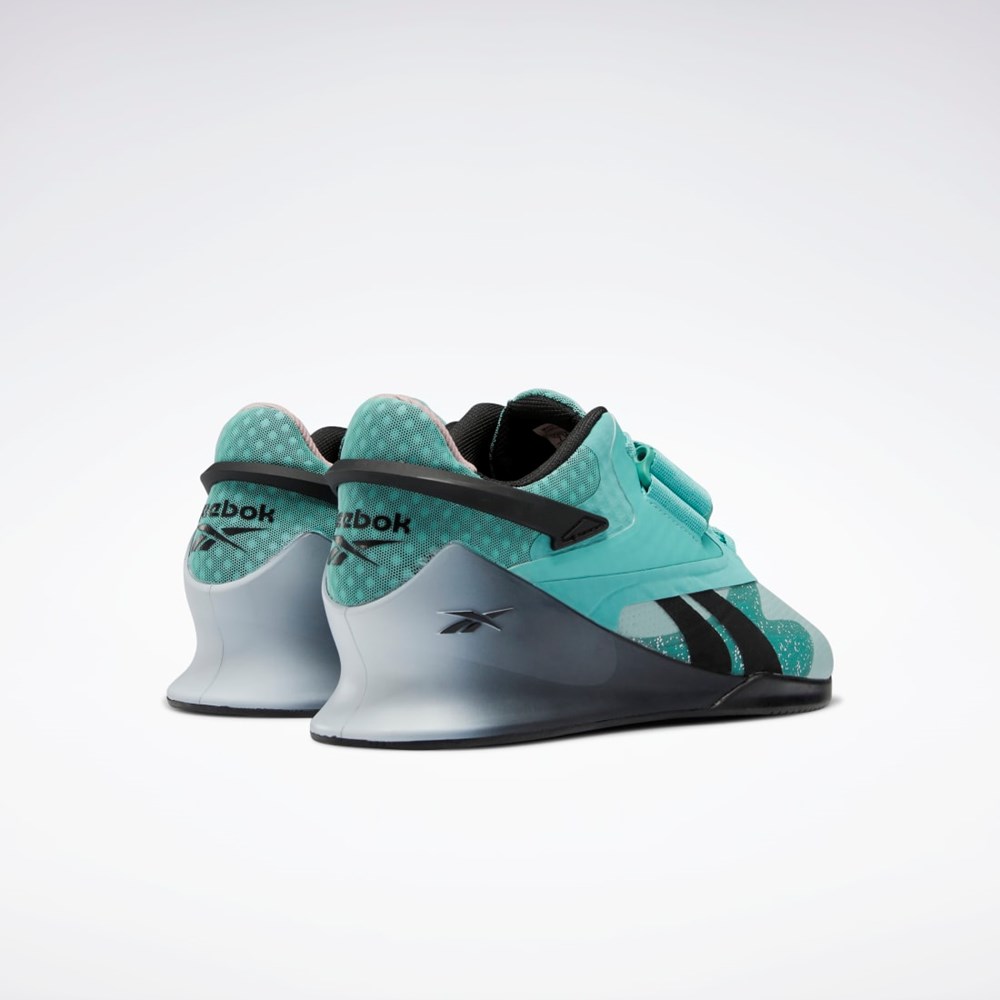 Semi Classic Teal / Seaside Grey / Ftwr White Reebok Legacy Lifter II Weightlifting Shoes | GY6382
