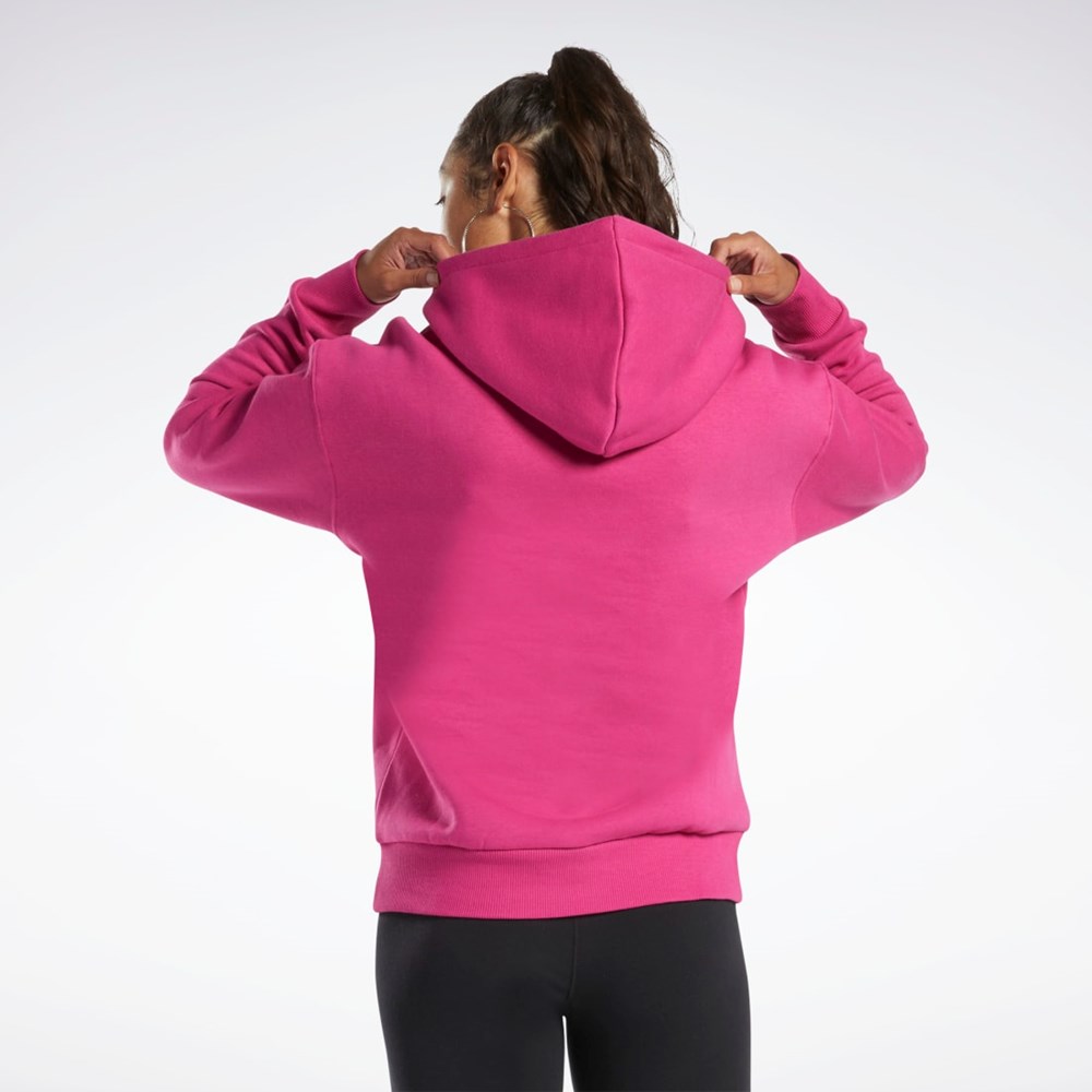 Semi Proud Pink Reebok Reebok Identity Logo Fleece Pullover Hoodie | HS0047