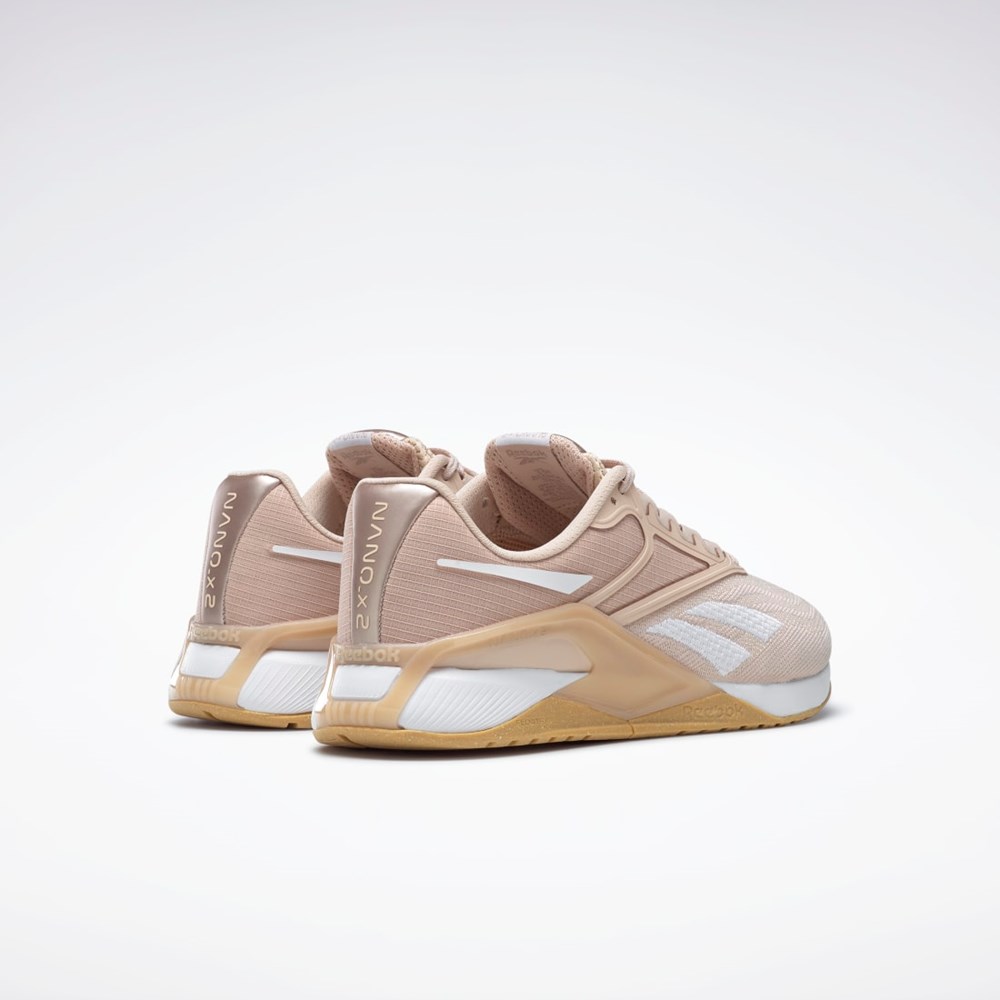 Soft Ecru / Ftwr White / Rose Gold Reebok Reebok Nano X2 Training Shoes | FZ5697
