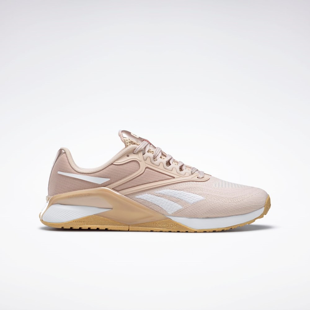 Soft Ecru / Ftwr White / Rose Gold Reebok Reebok Nano X2 Training Shoes | FZ5697
