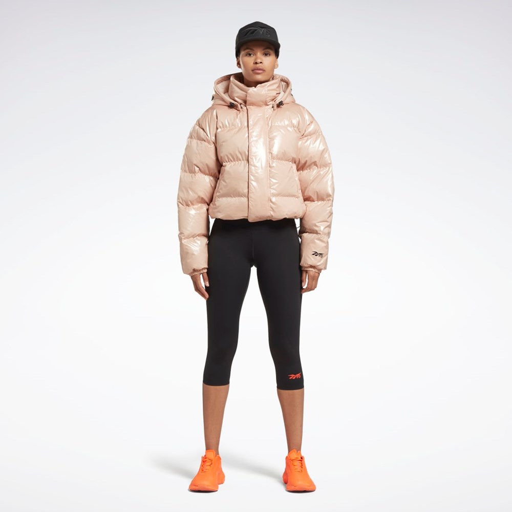 Soft Ecru Reebok Victoria Beckham Puffer Jacket | HU0421