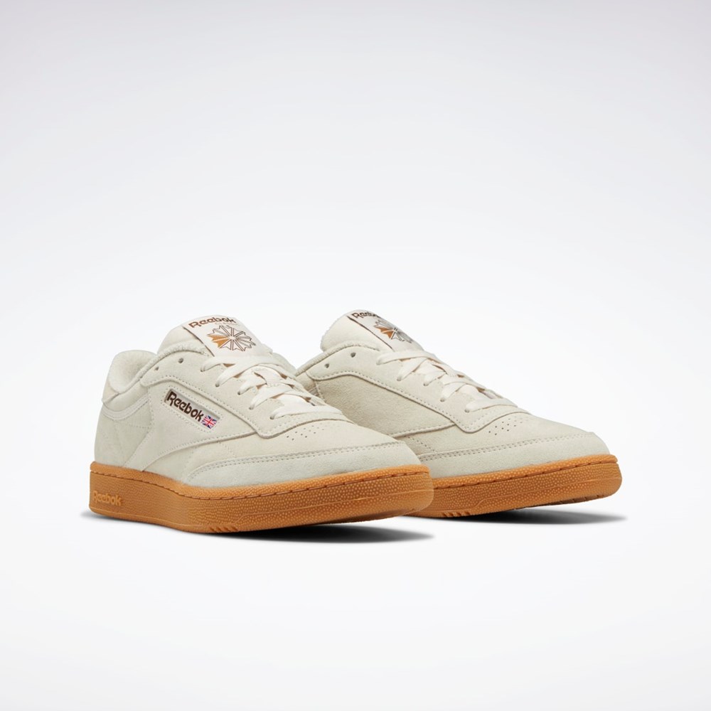 Stucco / Brush Brown / Reebok Rubber Gum-06 Reebok Club C 85 Shoes | GX1703