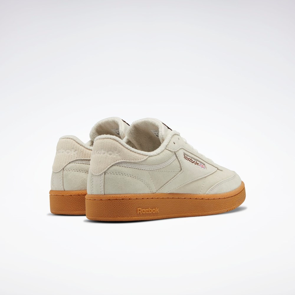 Stucco / Brush Brown / Reebok Rubber Gum-06 Reebok Club C 85 Shoes | GX1703