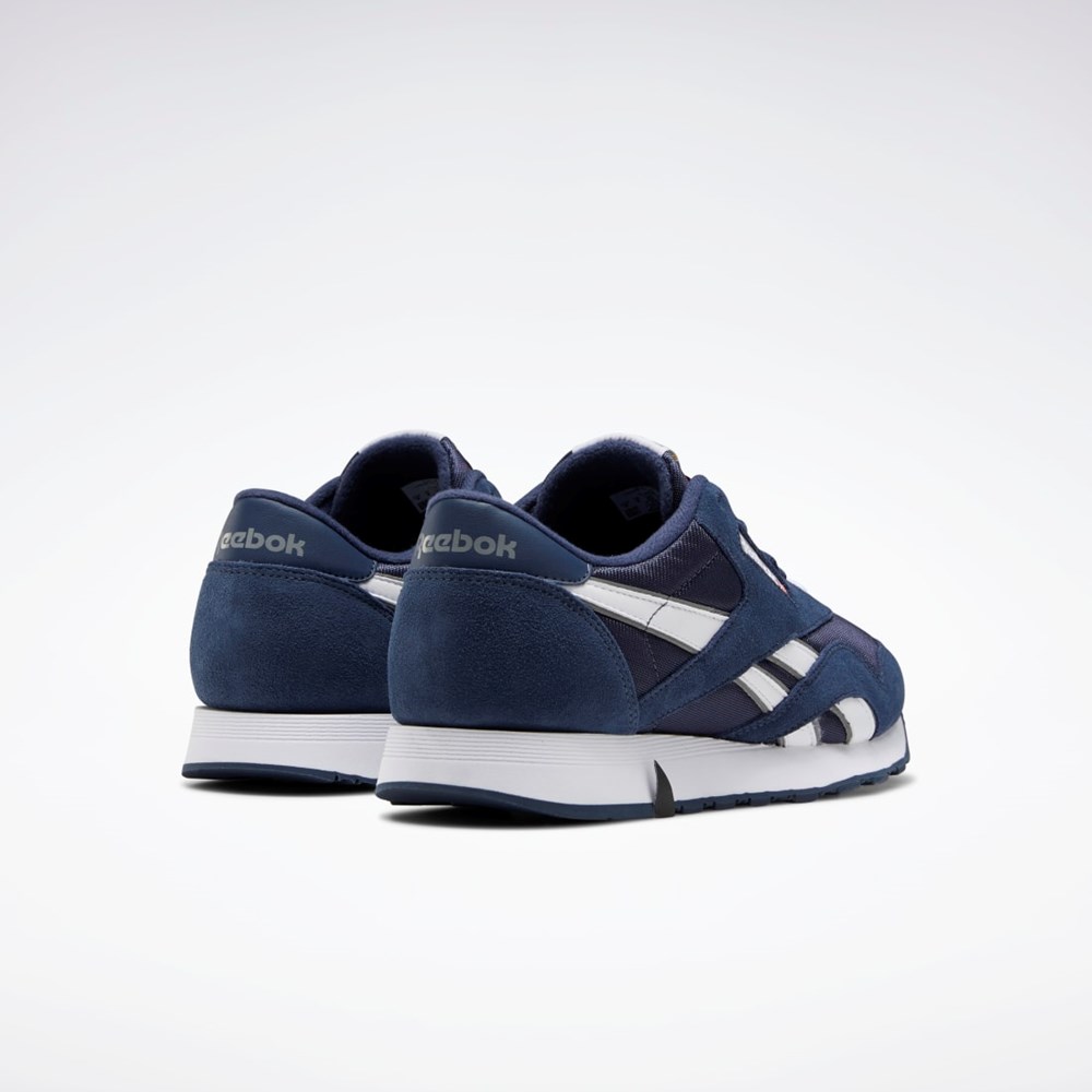 Team Navy / Team Navy / Platinum Reebok Classic Nylon Shoes | FV1595