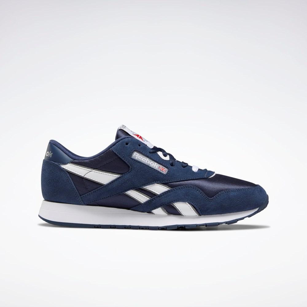 Team Navy / Team Navy / Platinum Reebok Classic Nylon Shoes | FV1595