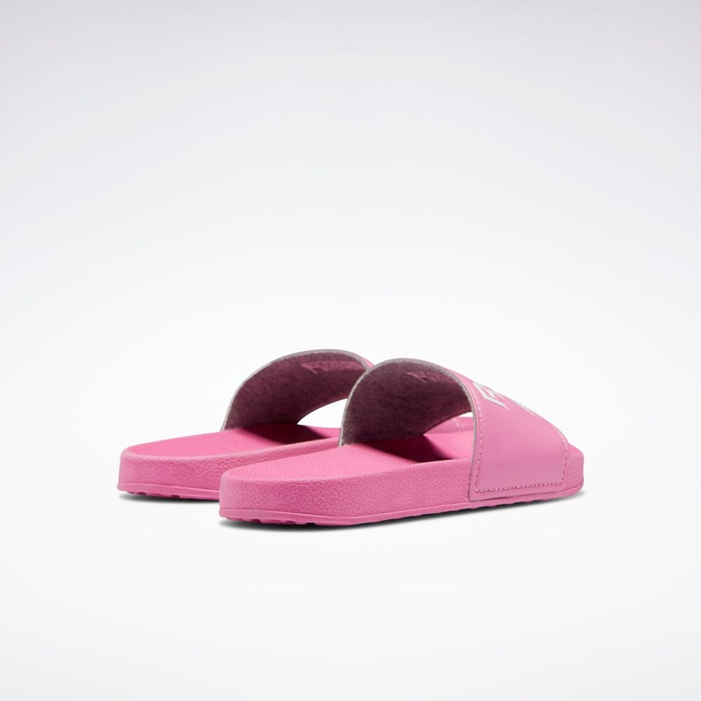 True Pink / True Pink / Ftwr White Reebok Fulgere Slides - Preschool | GX9711