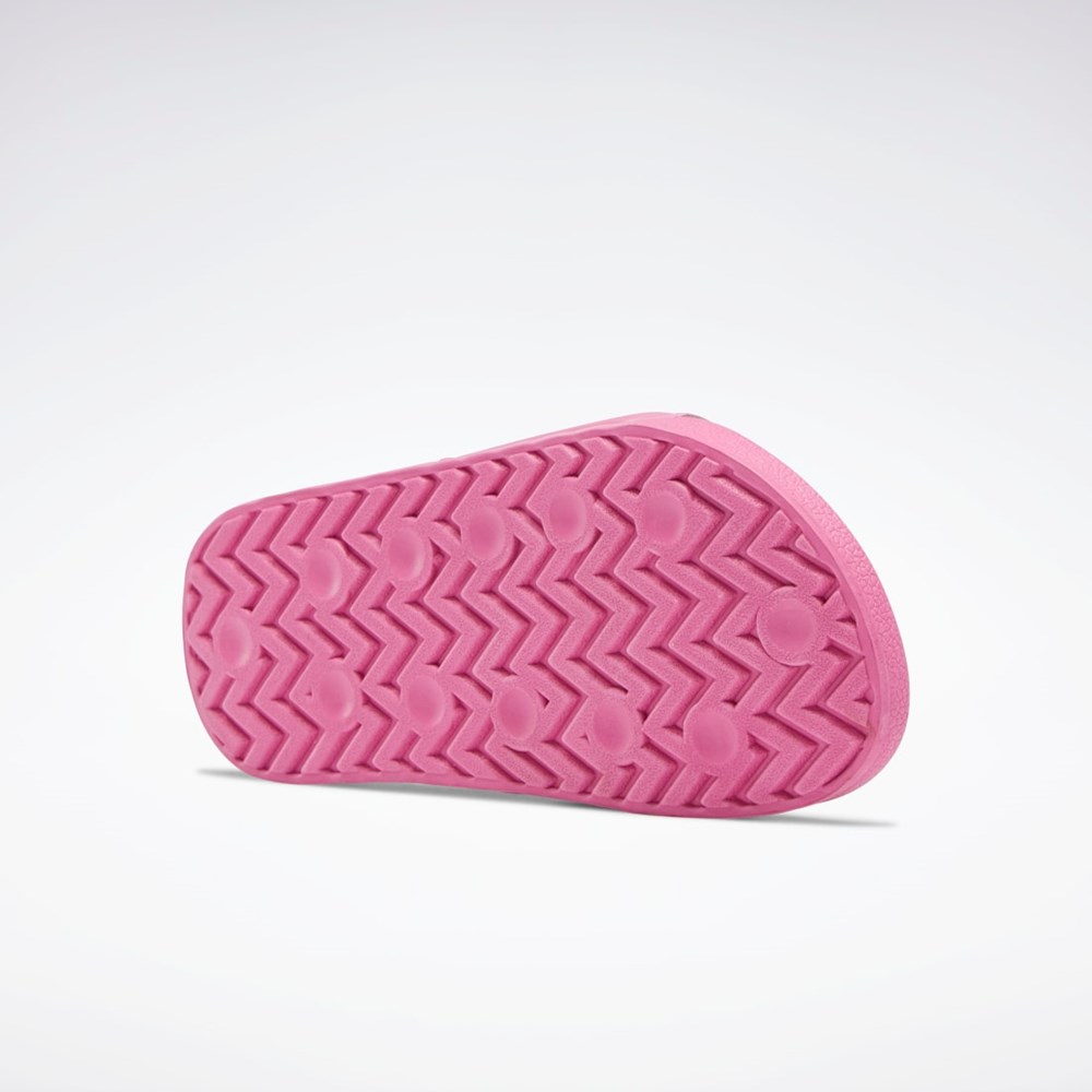 True Pink / True Pink / Ftwr White Reebok Fulgere Slides - Preschool | GX9711