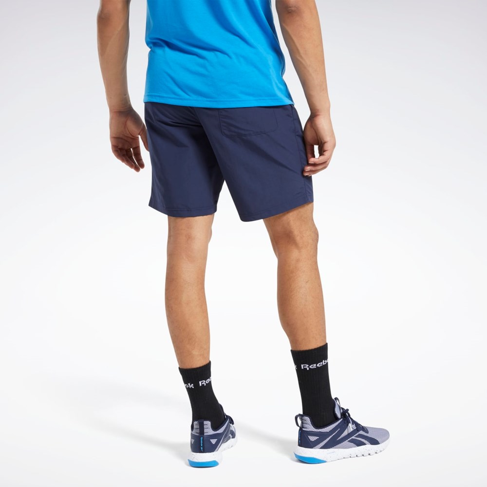Vector Navy Reebok Training Essentials Utility Shorts | FU3282
