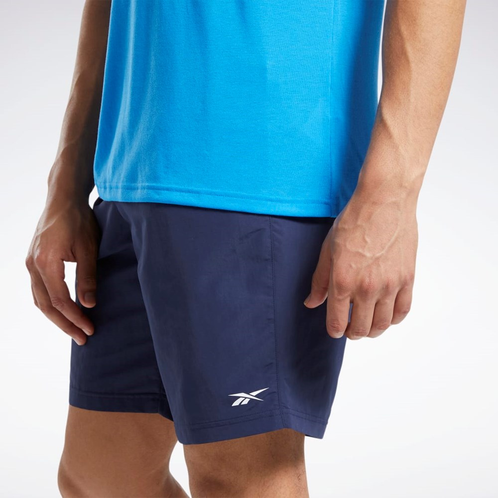 Vector Navy Reebok Training Essentials Utility Shorts | FU3282