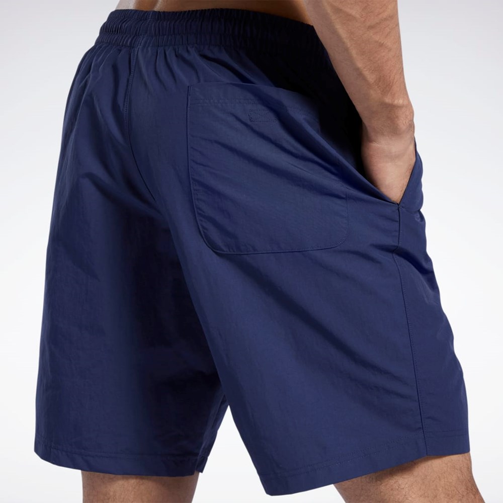 Vector Navy Reebok Training Essentials Utility Shorts | GU0795