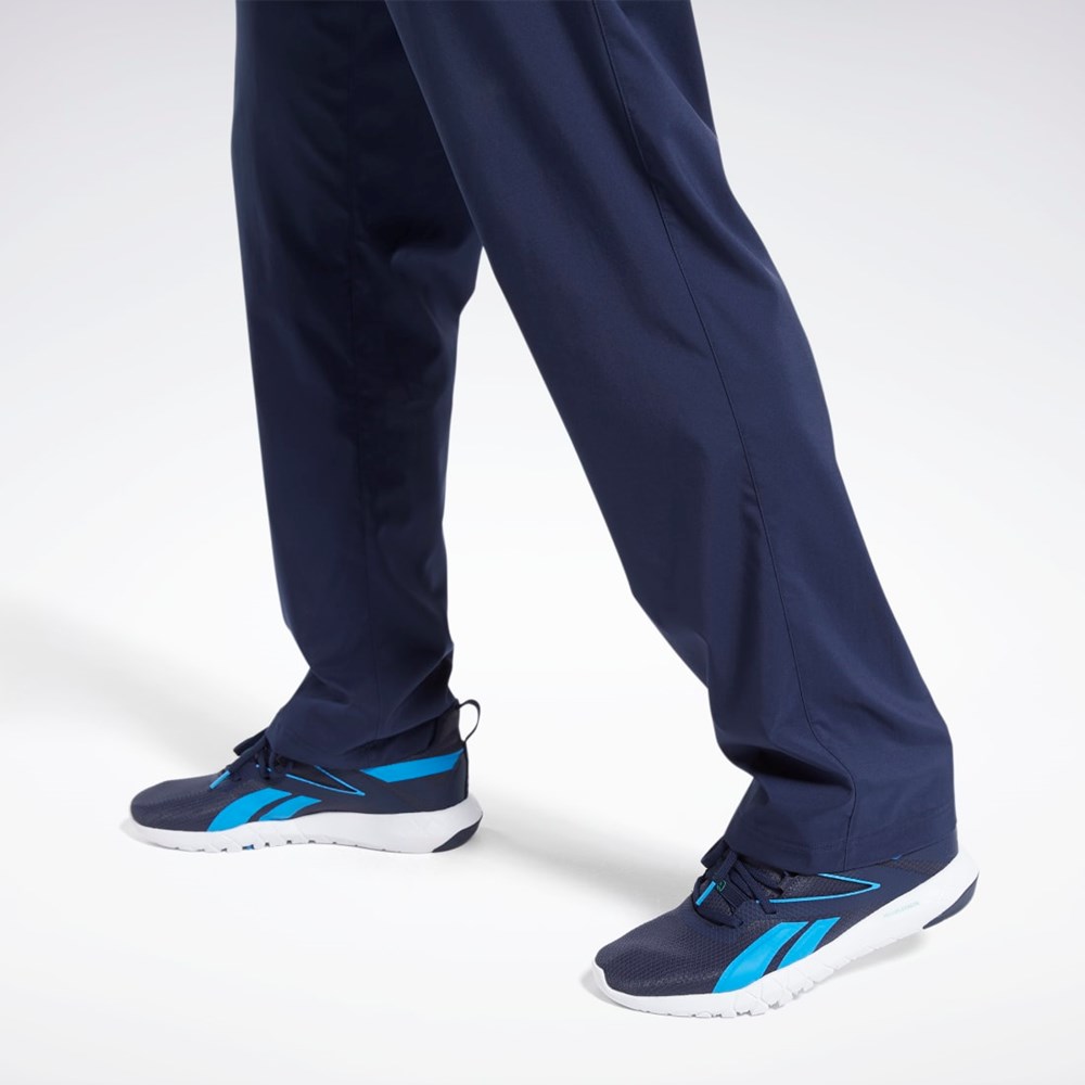 Vector Navy Reebok Training Essentials Woven Unlined Pants | FU3104