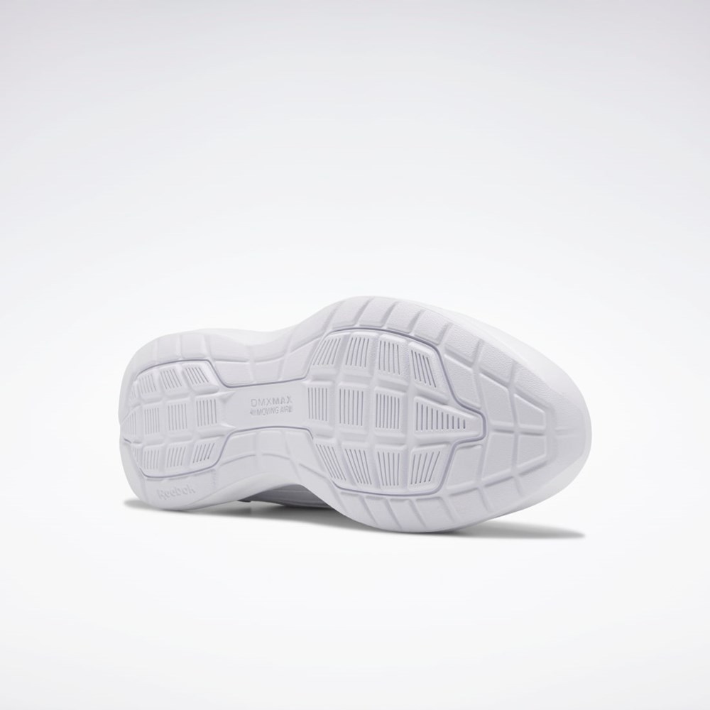 WHITE / Cold Grey 2 / Collegiate Royal Reebok Walk Ultra 7 DMX MAX Extra-Wide Shoes | FU7143