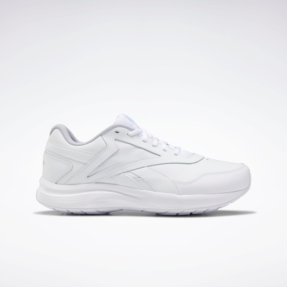 WHITE / Cold Grey 2 / Collegiate Royal Reebok Walk Ultra 7 DMX MAX Extra-Wide Shoes | FU7143
