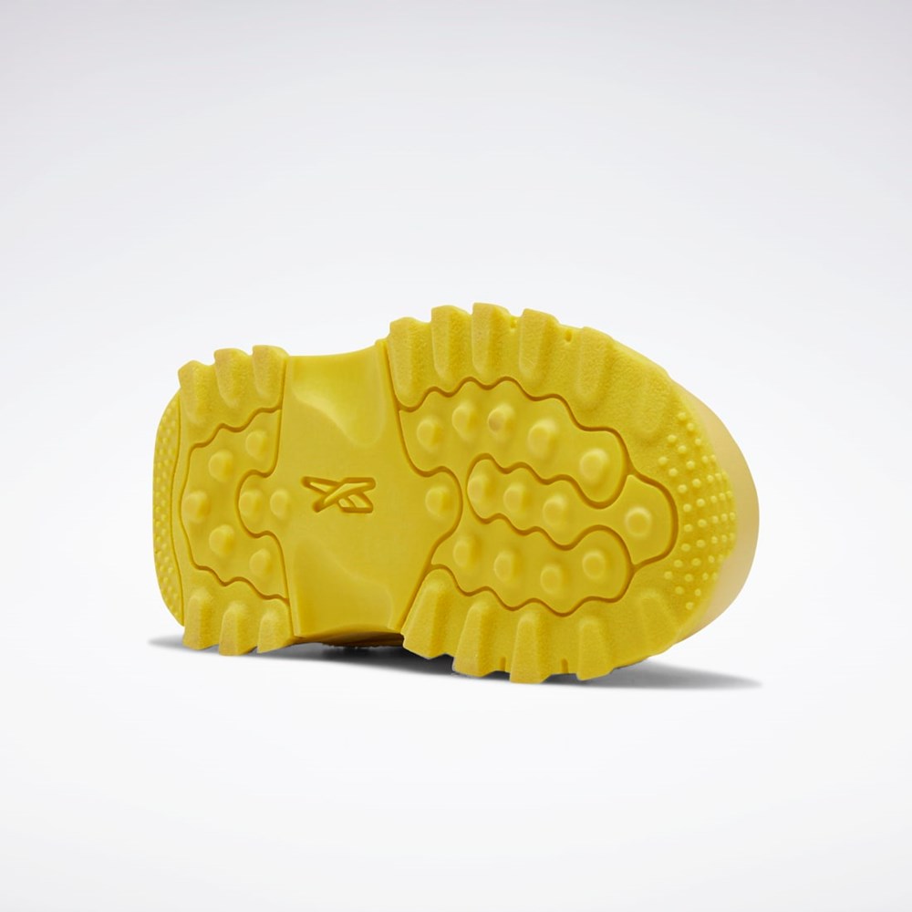 Weathered Yellow / Weathered Yellow / Utility Yellow Reebok Cardi B Classic Leather V2 Shoes - Toddler | GZ4273