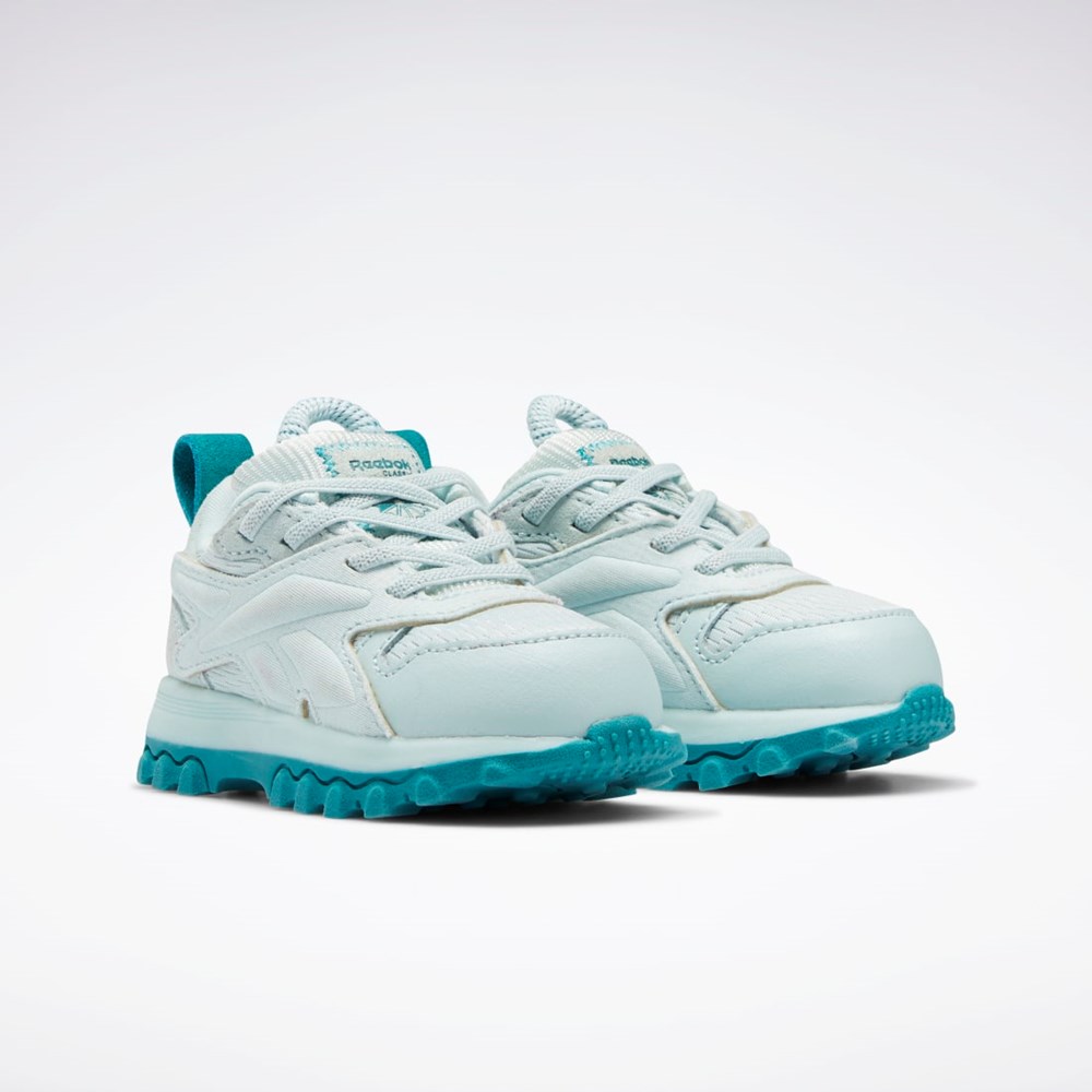 Whisper Blue / Whisper Blue / Seaport Teal Reebok Cardi B Classic Leather V2 Shoes - Toddler | GZ4270