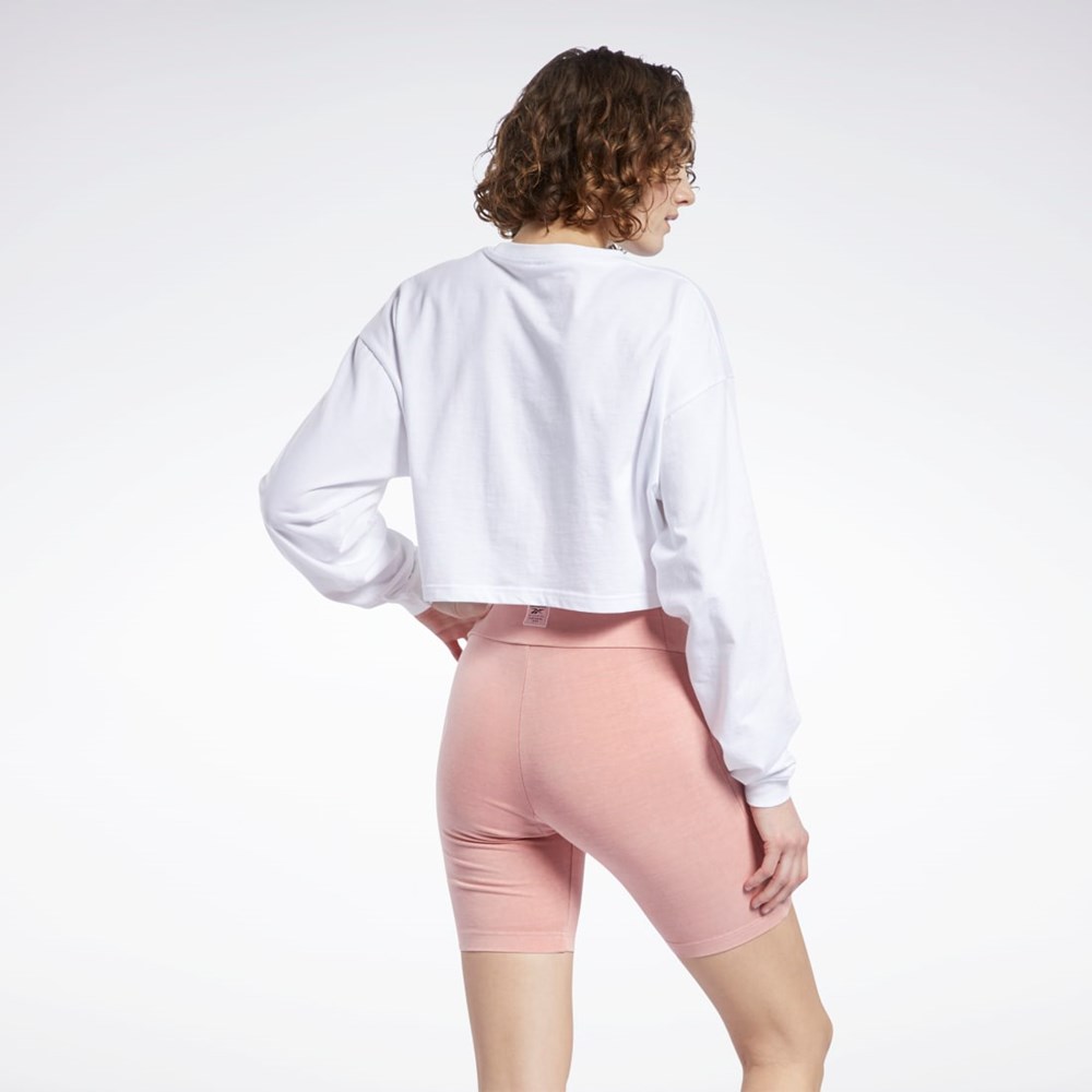 White Reebok Classics Long Sleeve Shirt | H41368