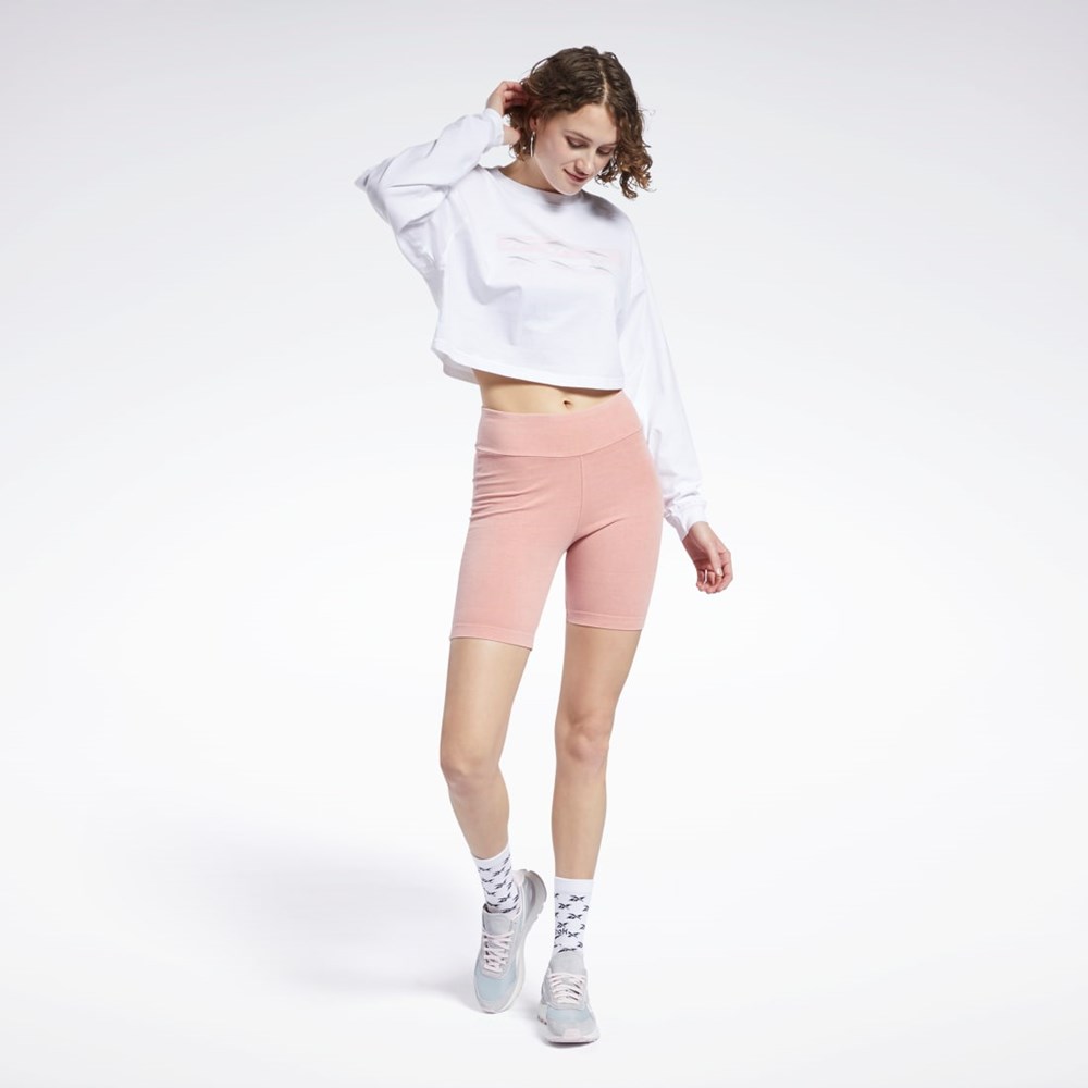 White Reebok Classics Long Sleeve Shirt | H41368