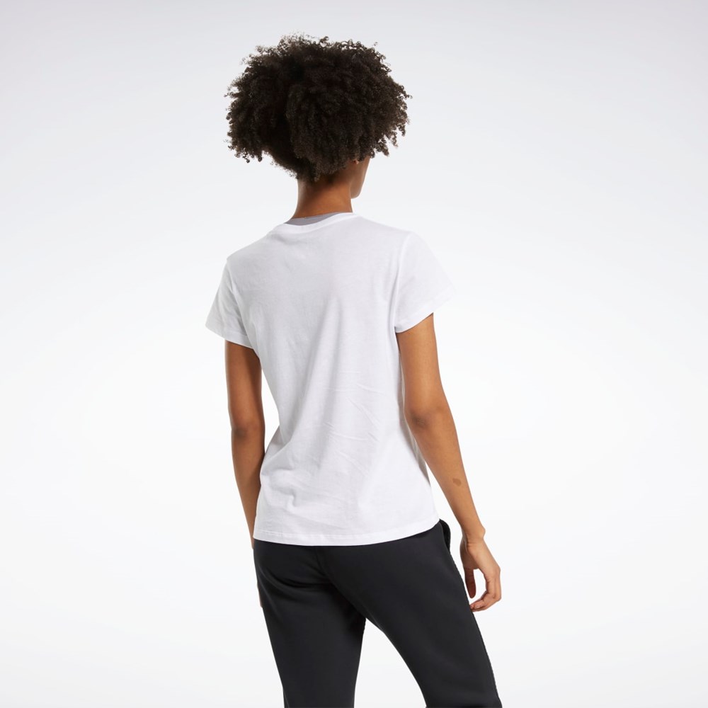 White Reebok Training Essentials Vector Graphic Tee | FU2331