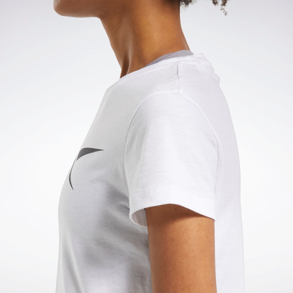 White Reebok Training Essentials Vector Graphic Tee | FU2331
